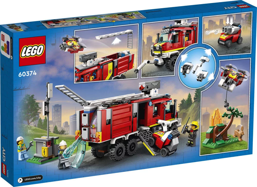 LEGO®CITY 60374 - LE CAMION D’INTERVENTION DES POMPIERS