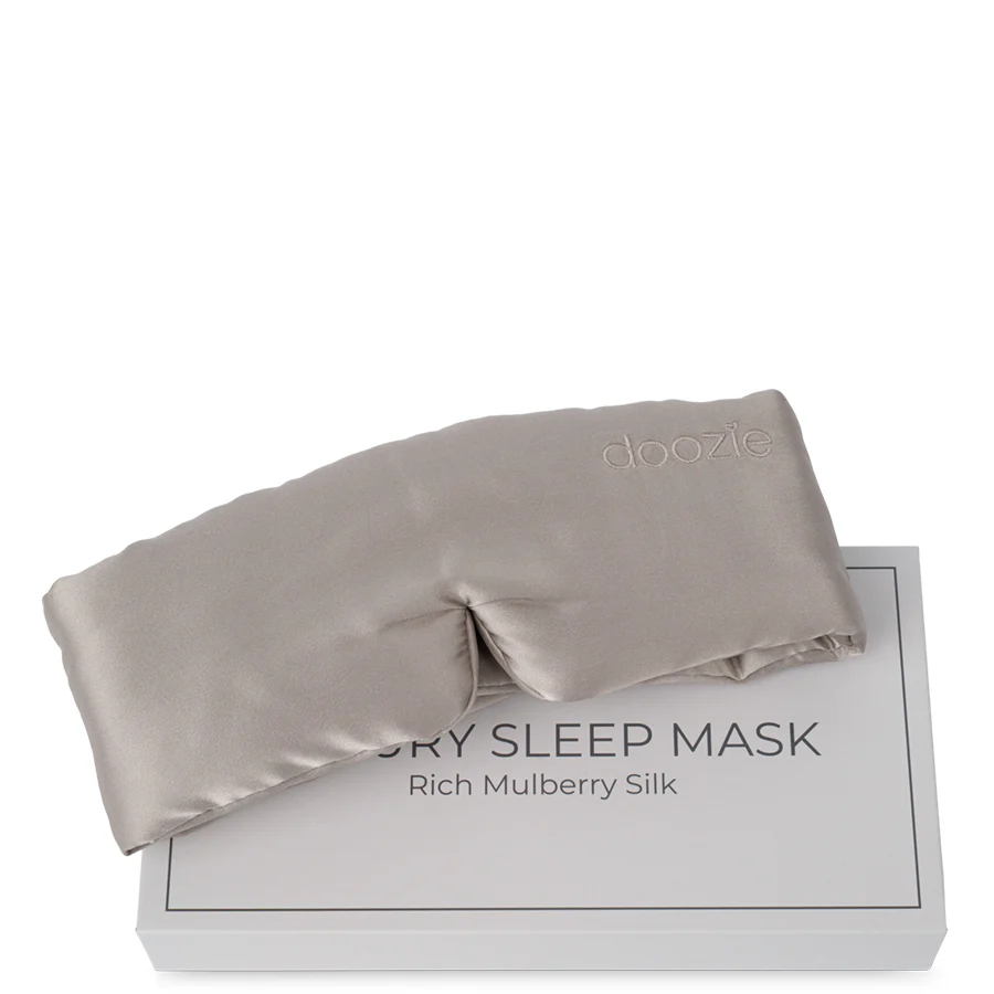 Doozie  Luxury sovemaske - Pearl Grey