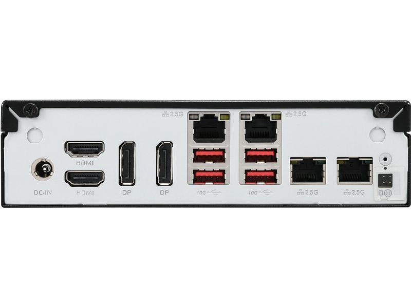 Shuttle Barebone Slim AI PC DN11H9 Shuttle Slim AI PC DN11H9 1.35 l grosser PC Schwarz Intel SoC