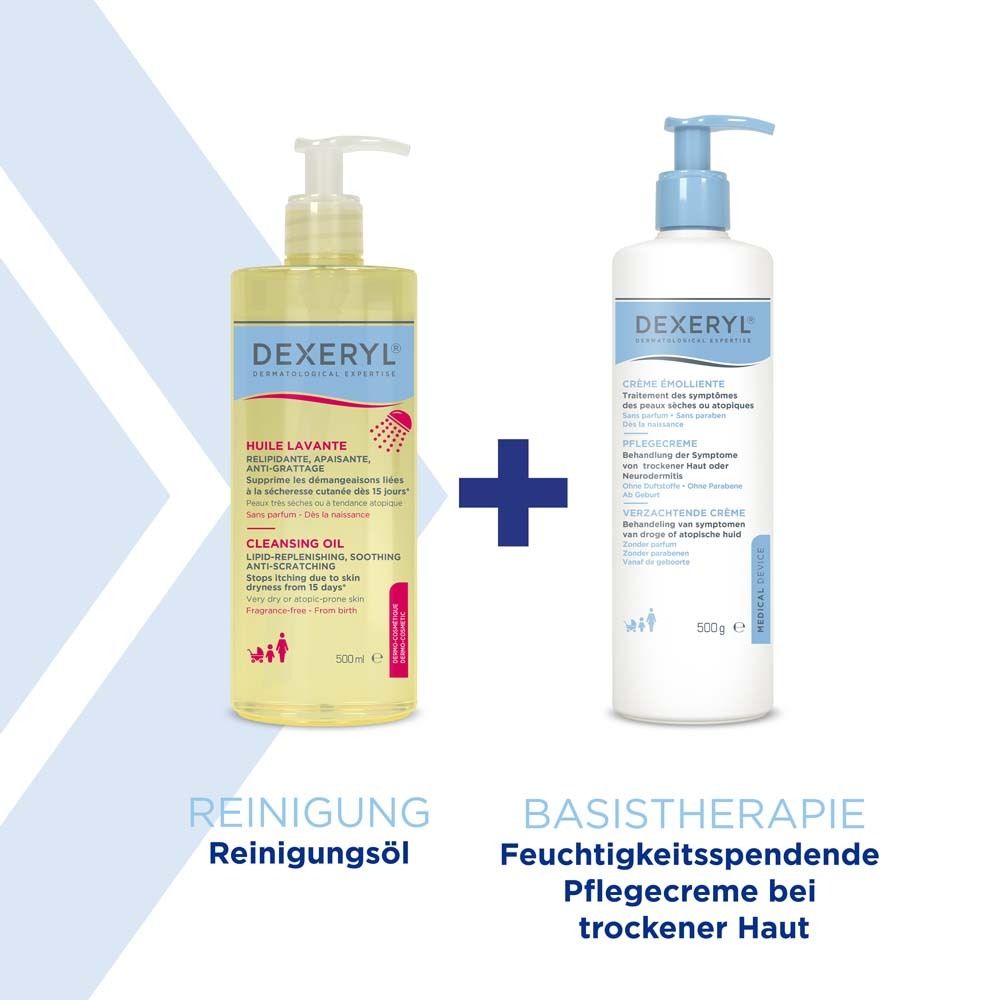 DEXERYL® Reinigungsöl - Sanfte Reinigung bei trockener Haut