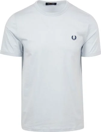 Fred Perry Ringer T-Shirt Lichtblauw M3519-V08 kopen