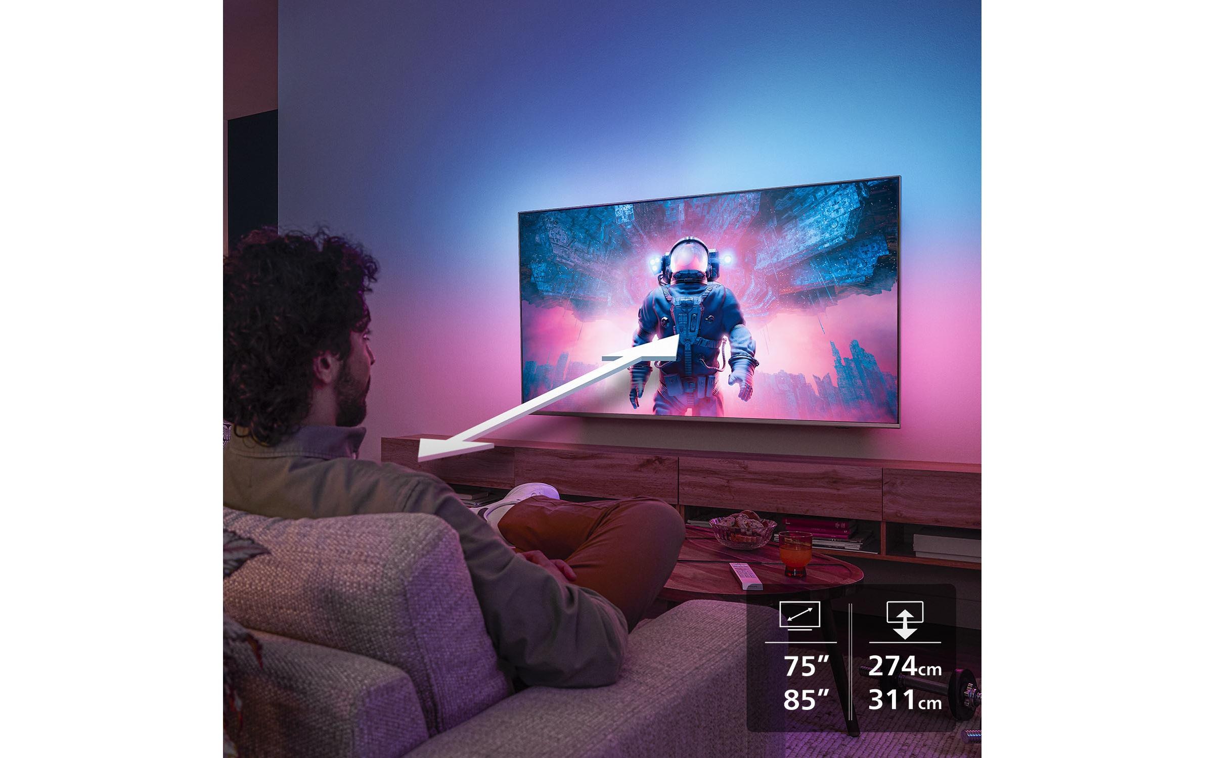 Philips LED-Fernseher »75PUS8500/12 75« 189 cm/75 ″