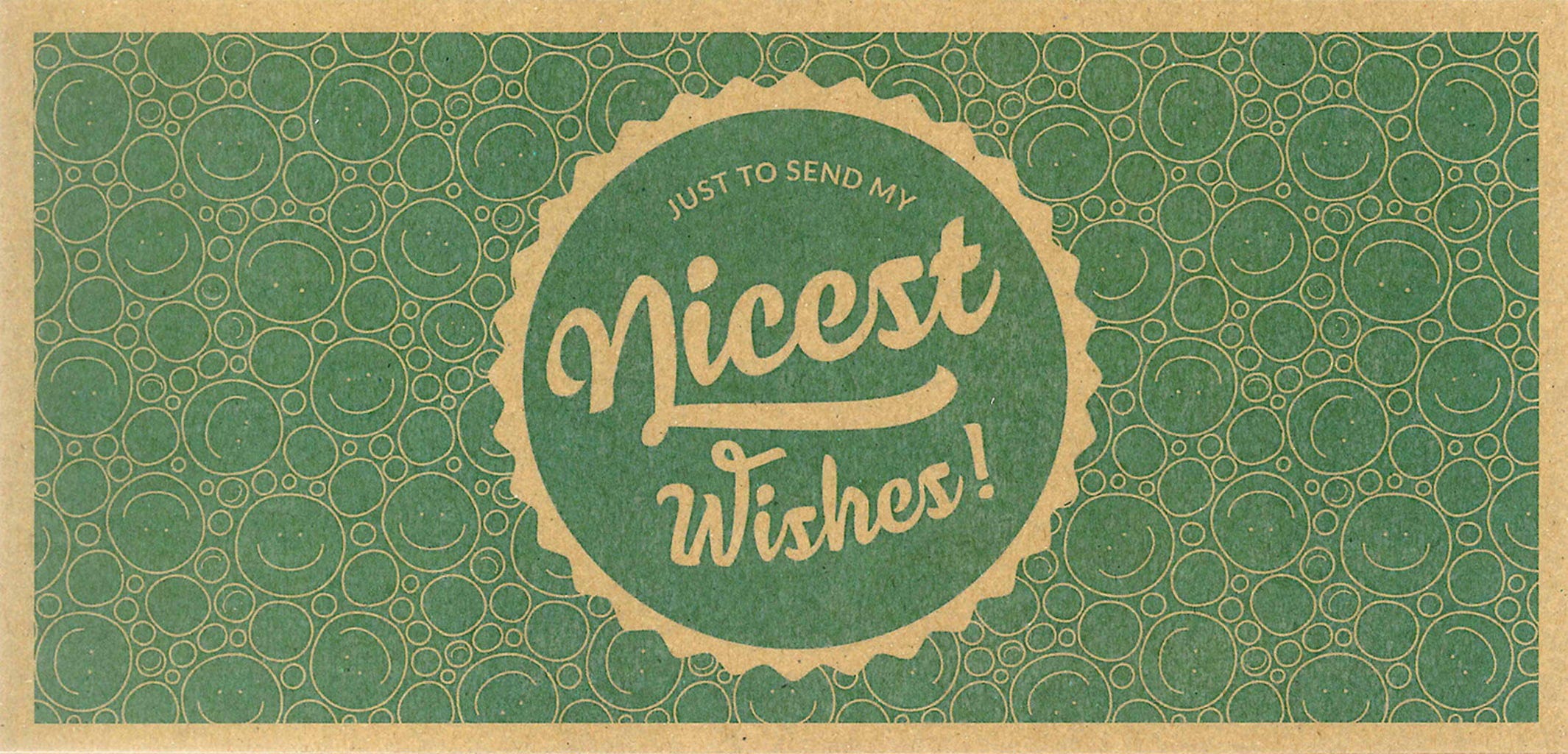 Ecco Verde  Nicest Wishes! - Geschenk-Gutschein, 