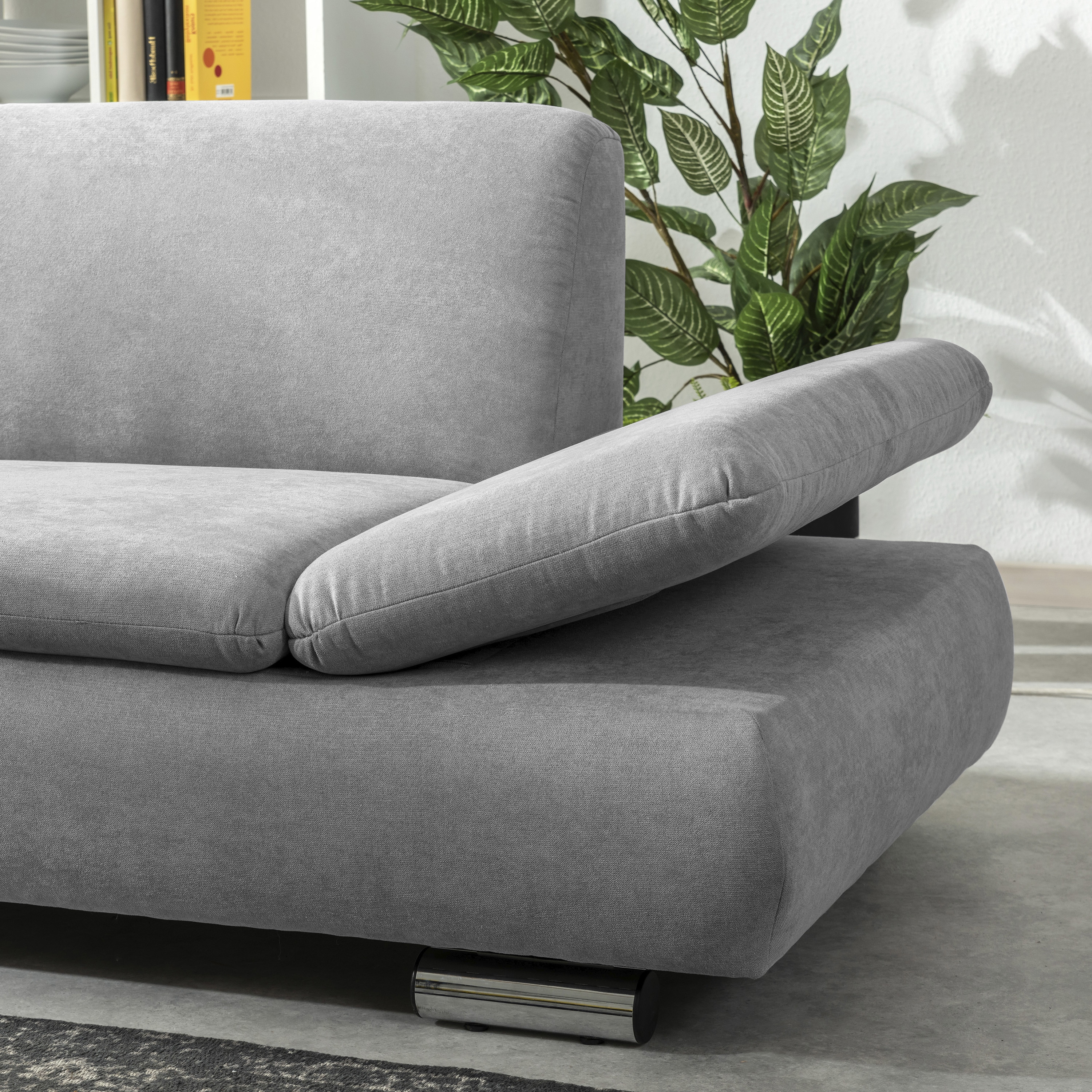 Max Winzer Terrence Ecksofa links mit Sofa 2,5-Sitzer rechts hellgrau