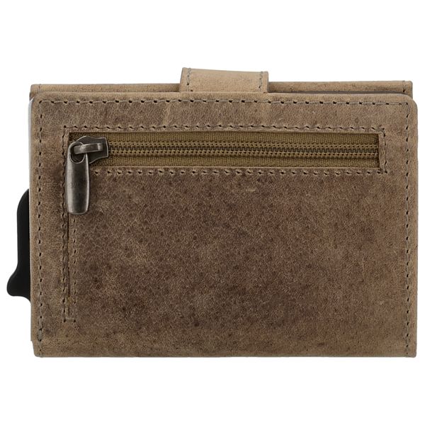 Hide & Stitches Idaho Assorti Safety Wallet Donkerzand