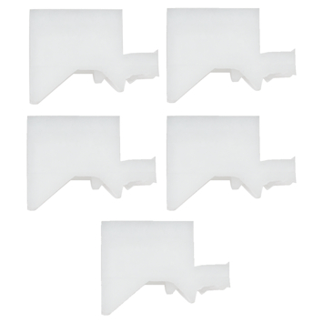 Intensions Practical extra steun designrail RVS 5 stuks