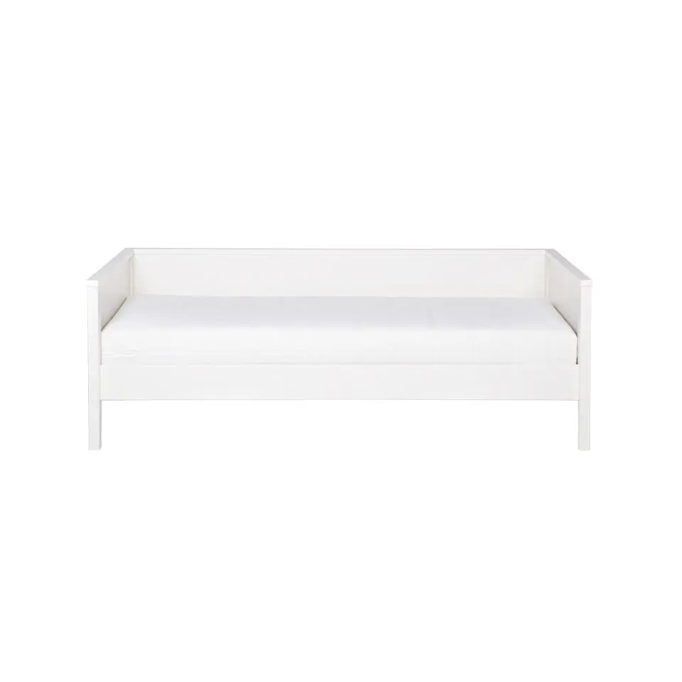 WOOOD Nikki Bedbank Excl Lade - Grenen - Wit - 100x73x208