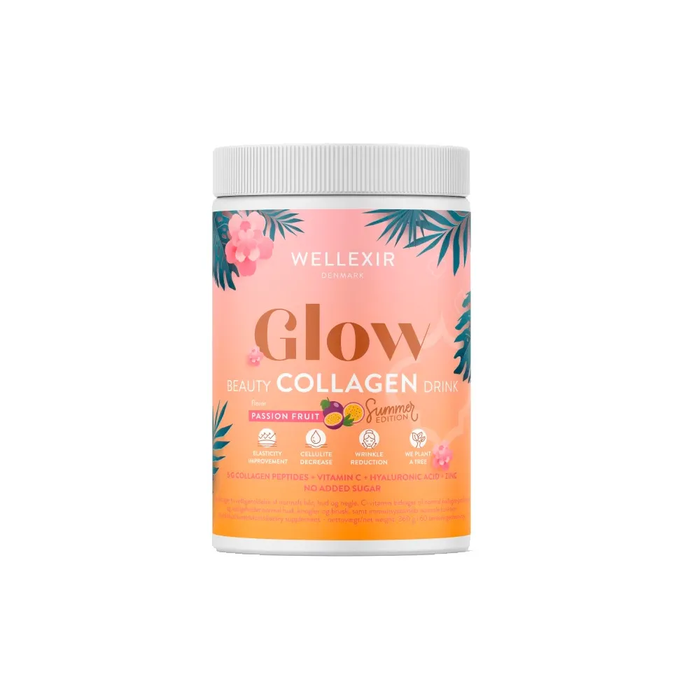Wellexir Glow Beauty Drink Passion Fruit - 360 g.