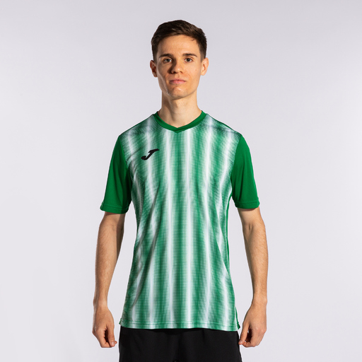 Camiseta Joma Inter II de manga curta verde e branca