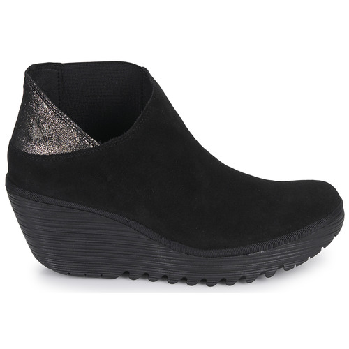 Fly London - YOPA Negro / Plata