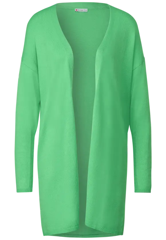 Langer Cardigan - light spring green