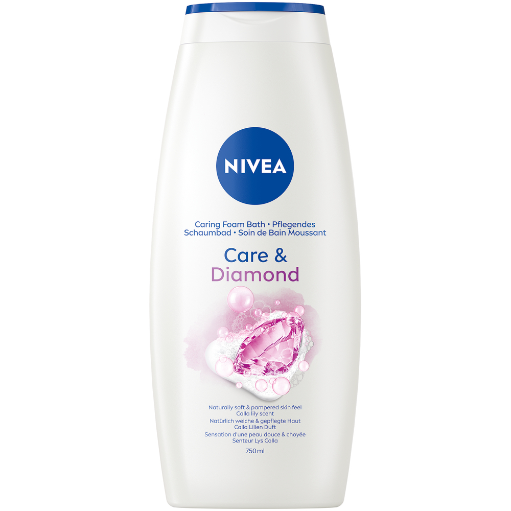 Nivea Pflegebad Care & Diamond Fl 750 ml