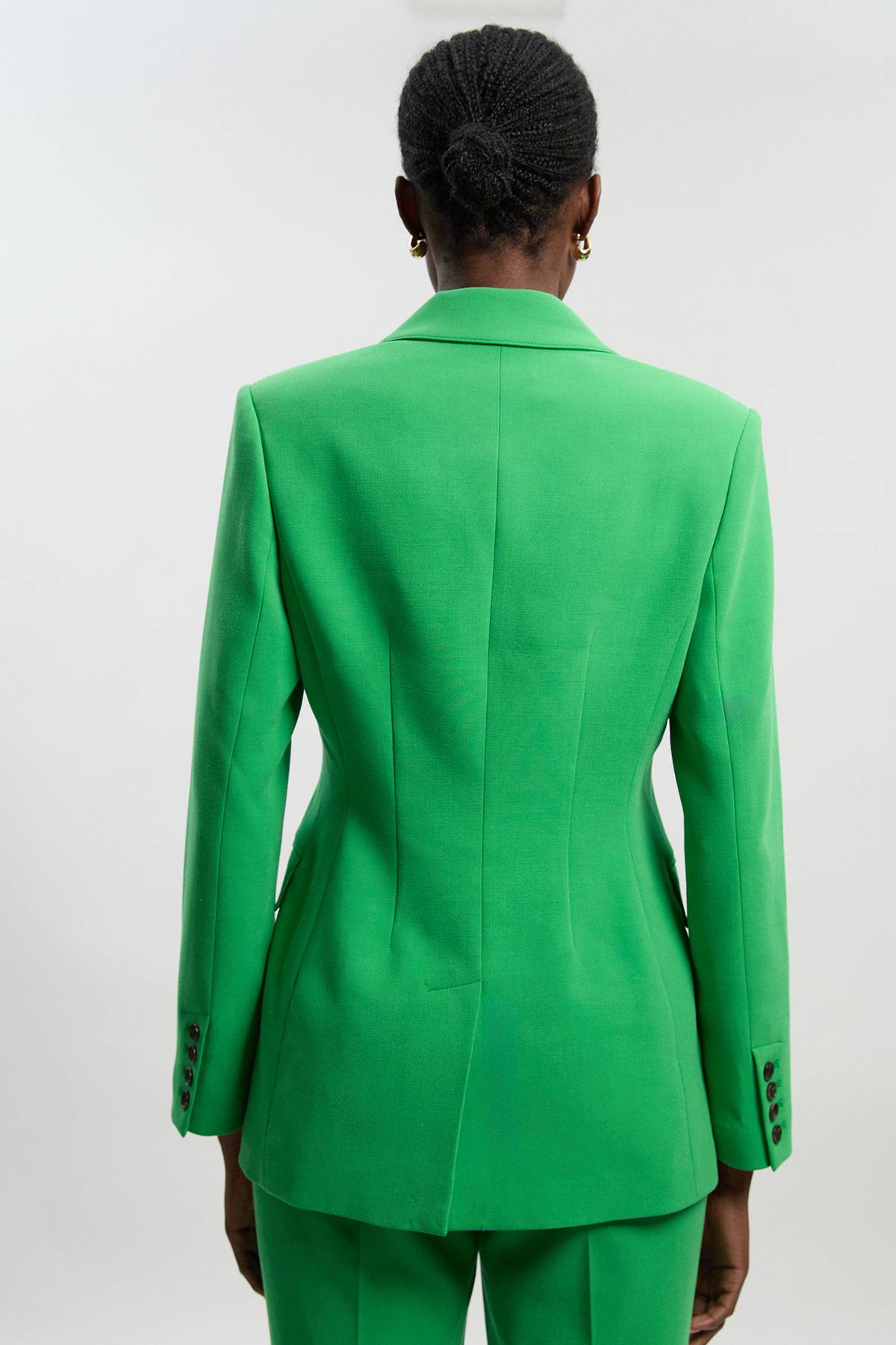 KarenMillen Blazer Cintré Stretch À Simple Boutonnage