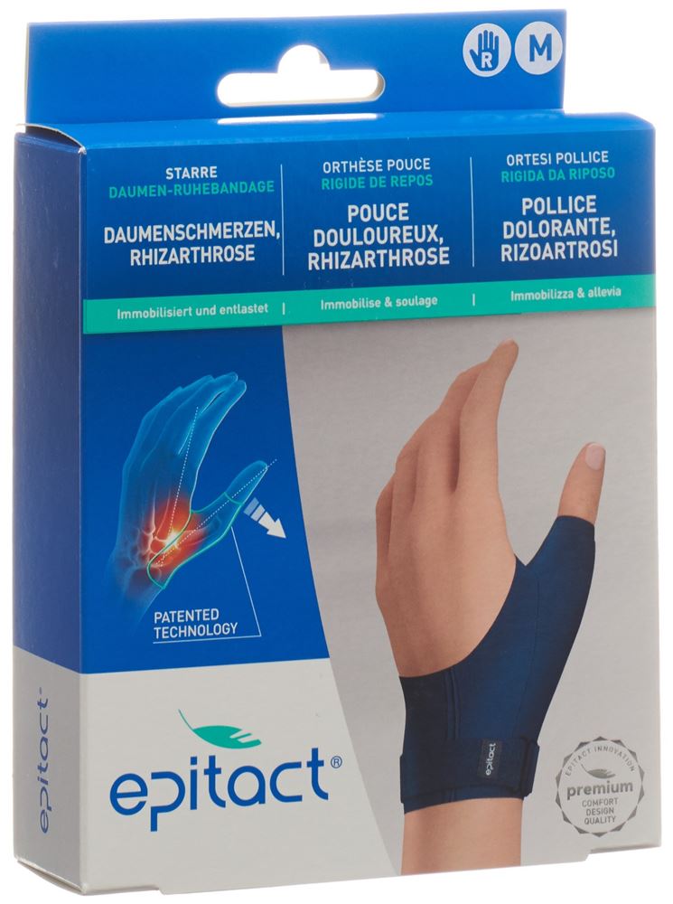 Epitact starre Daumen-Ruhebandage M rechts 1 Stk