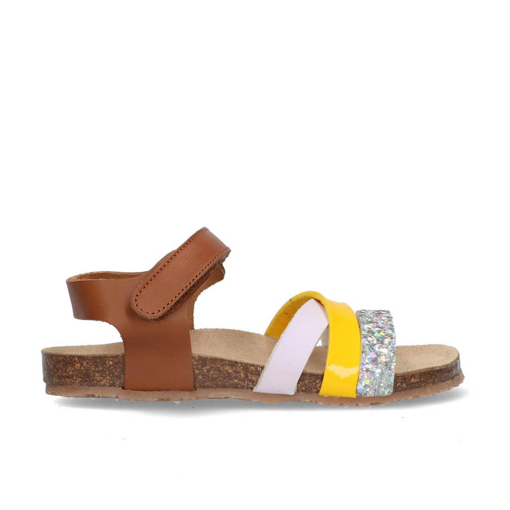 Break True sandalen cognac/geel