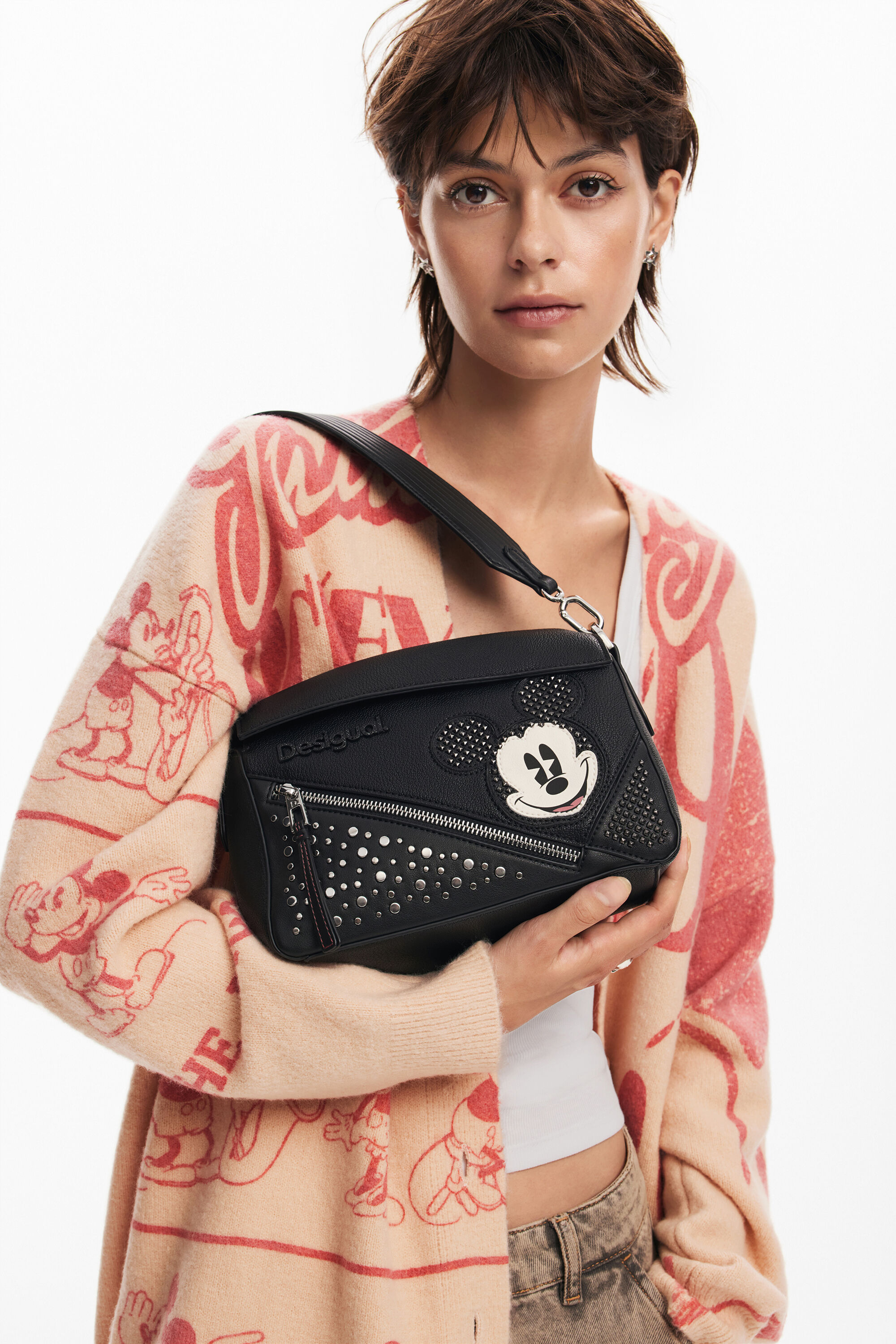 Bolsa bandoleira Mickey Mouse