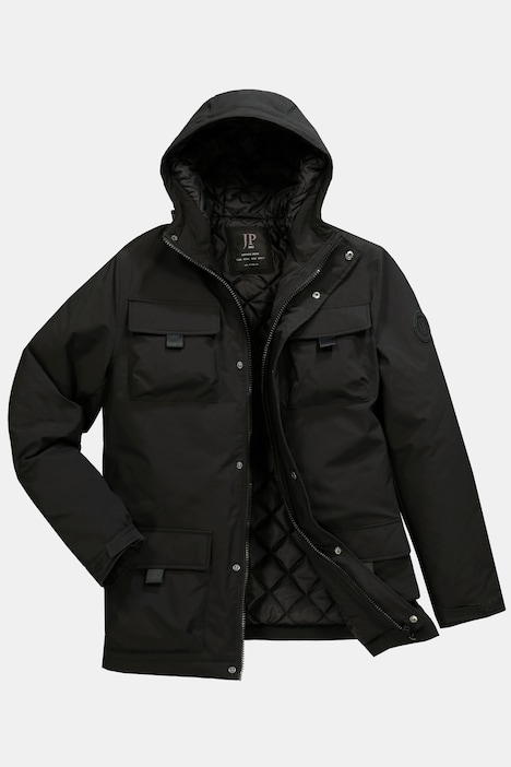JP 1880 Fieldjacket, Outdoor, windabweisend, Kapuze, bis 8 XL