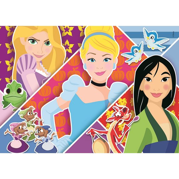 Puzzles SuperColor 2x20 pièces  Princesses