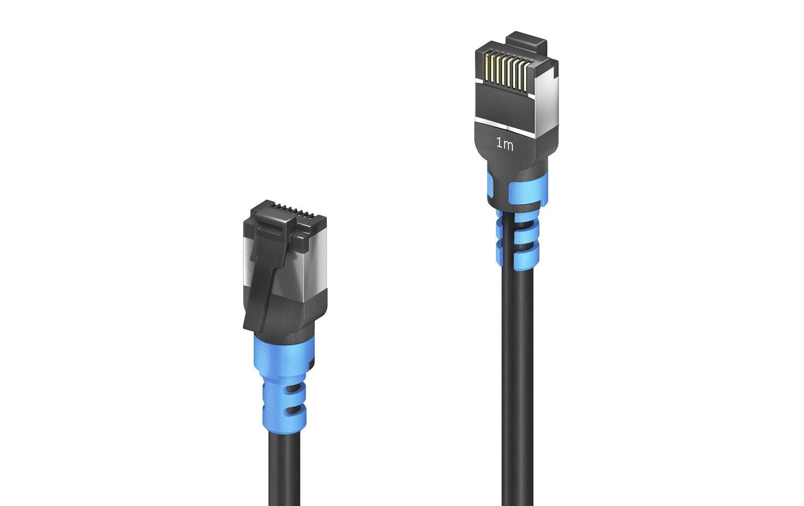 Patchkabel Cat 6A, S/FTP, 5 m, Schwarz, 15 Stk<br>FlexInstall Patchkabel Cat.6A S/FTP 5.00m – Installer Pack 15 Stk.
