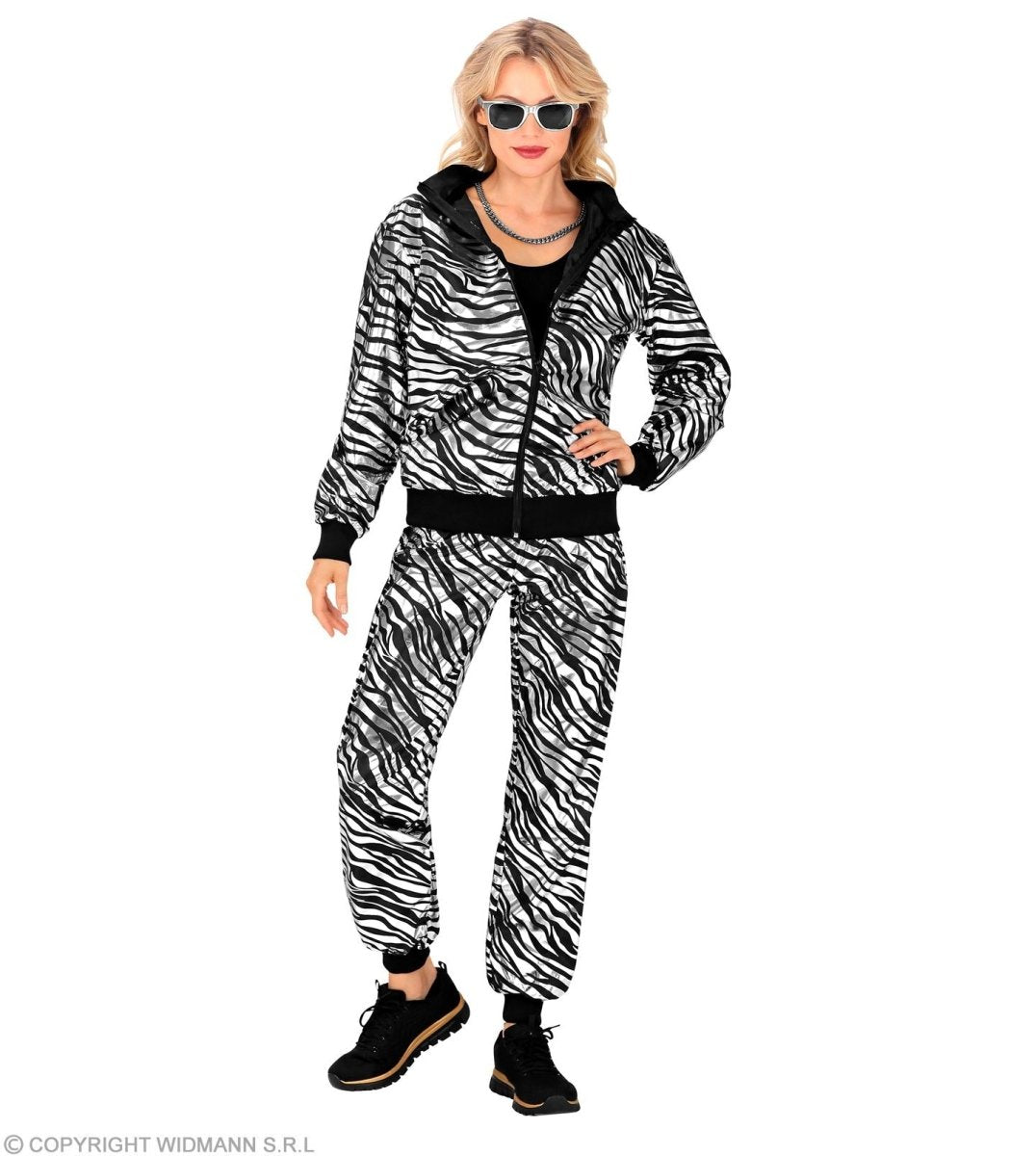 Zebra Trainingspak Fout Zilver