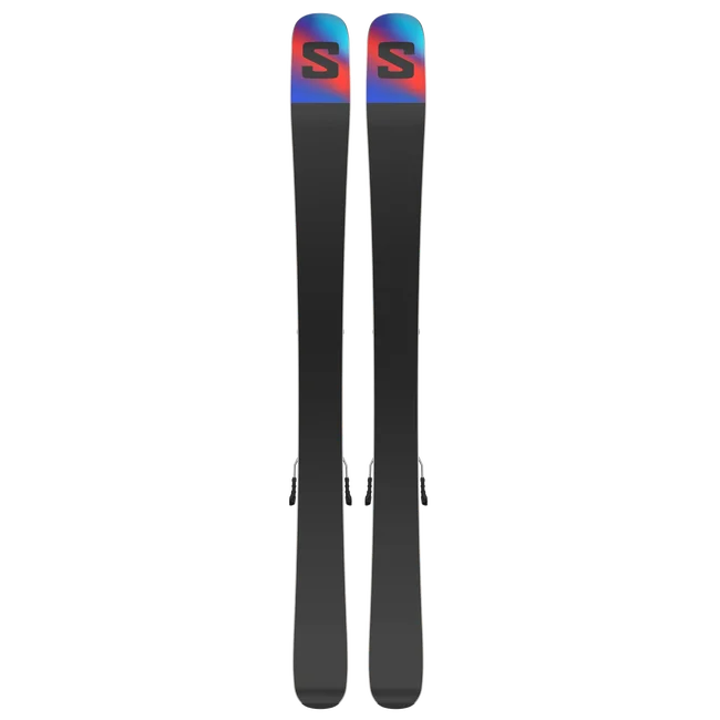 QST BLANK TEAM (and L6)  Junior - Freeride-Ski-Set für Kids IllusionBlue/PastelNeonBlue3/PoppyRed