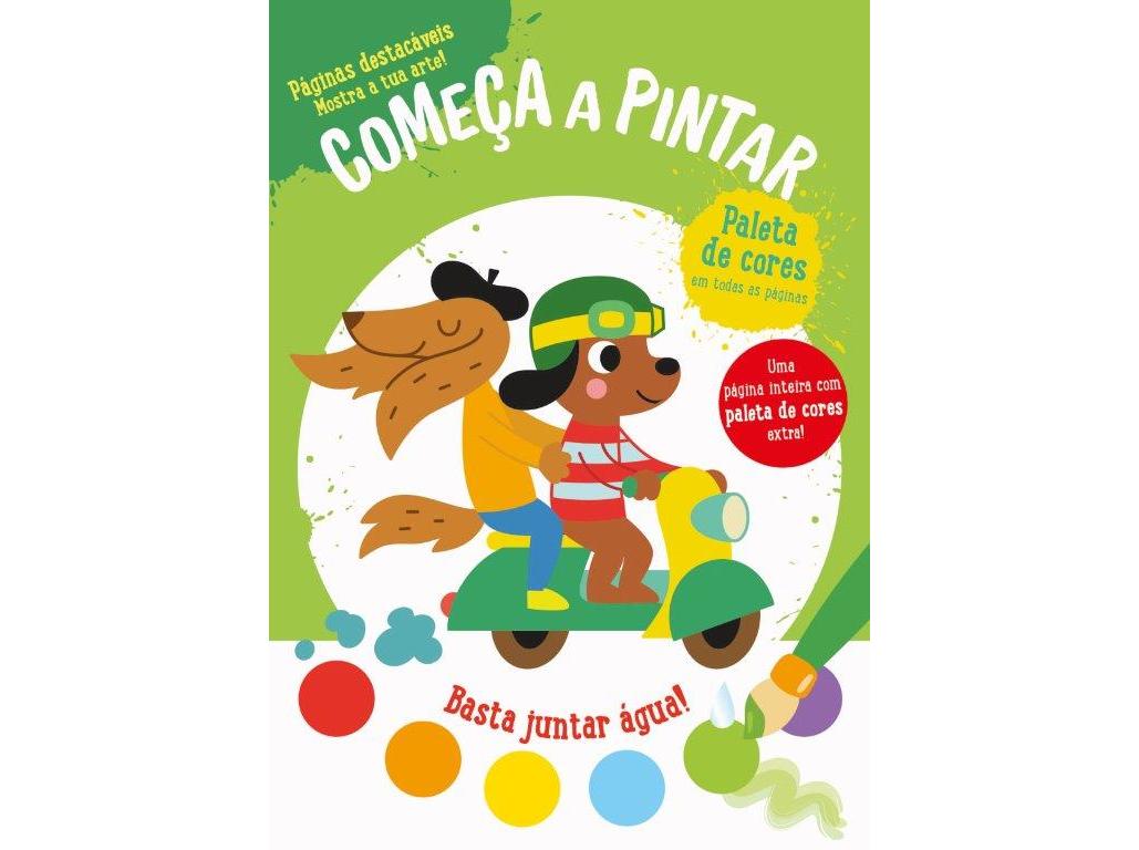 LIVRO COMEÇA A PINTAR CÃO - VERDE