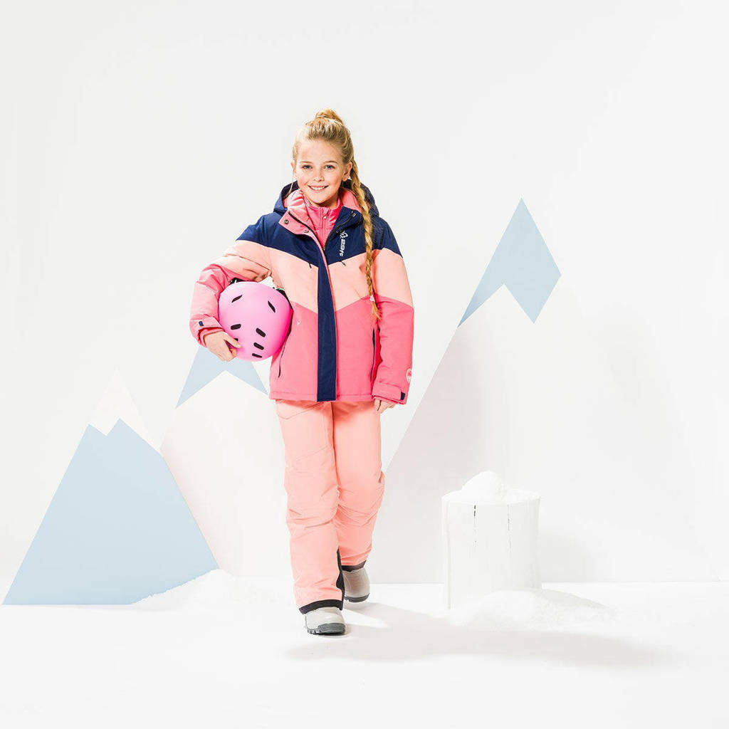 29FT ski-jack roze/donkerblauw