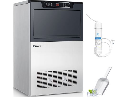 LEEVOT - Machine à glaçon pro XZDS-55
