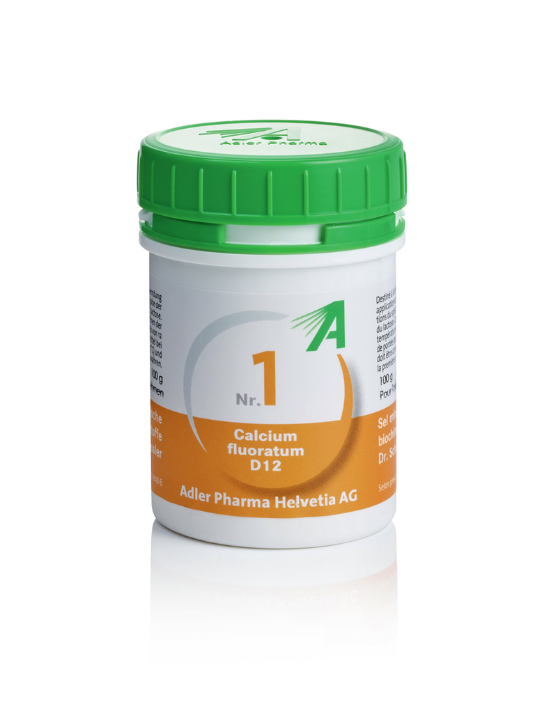 ADLER Nr1 Calcium fluoratum Tabl 12 D 100 g