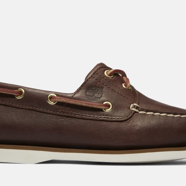 Scarpa da Barca Classic Two-Eye da Uomo in                marrone