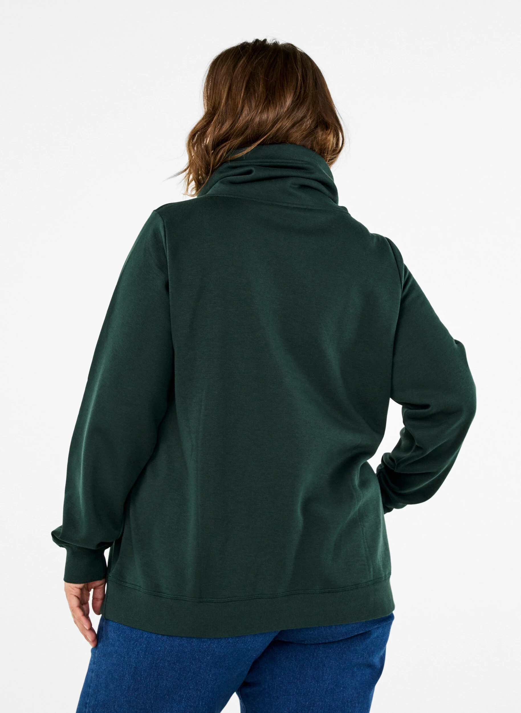 FLASH - Sweatshirt med høj krave