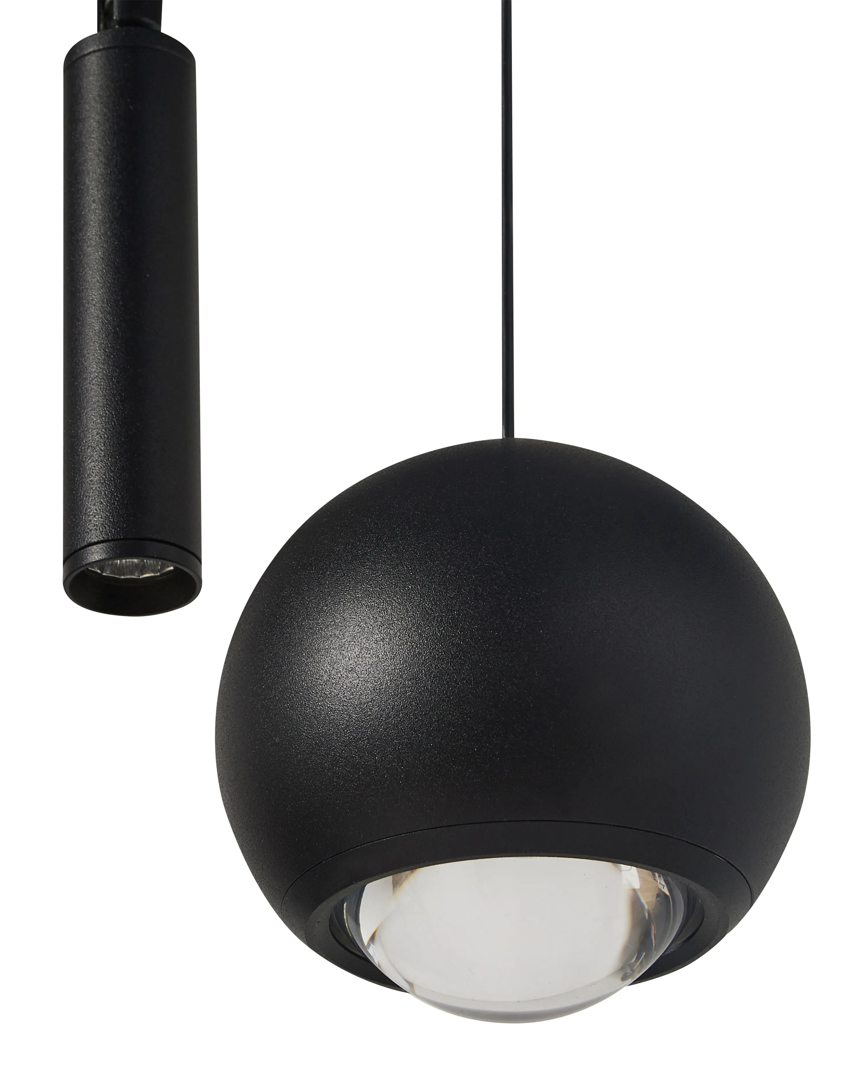 LED hanglamp MABOLE Metaal Zwart