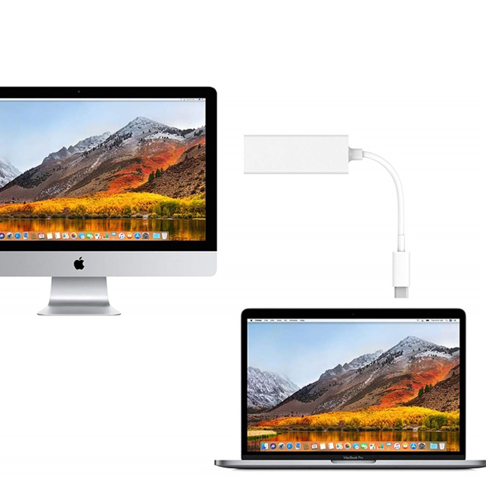 MagSafe 1 / Magsafe 2 45W / 60W USB C Adapter Konverter Kabel für 45W / 60W / 87W Netzteil MacBook Pro / MacBook Air - Weiss