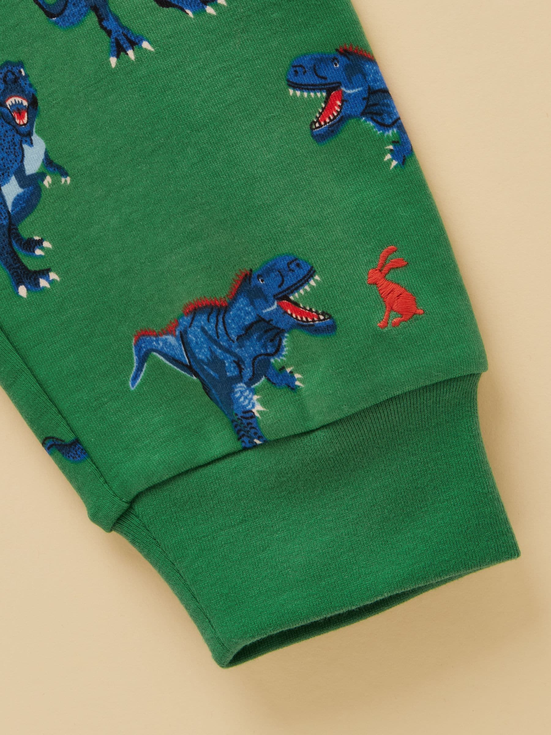 Groen dinosaurus - Joules Boys' Kipwell Long Sleeve Pyjama Set