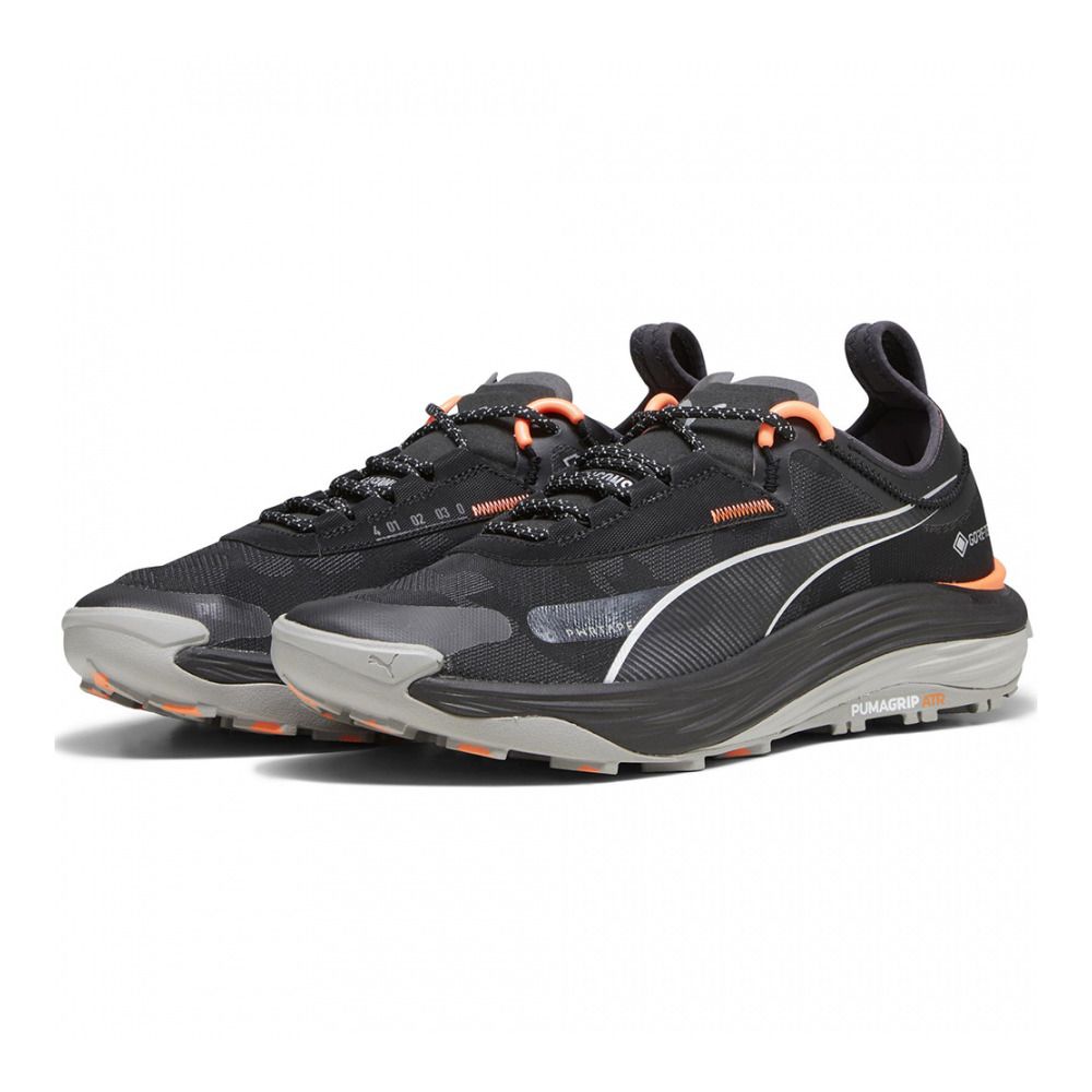 Puma VOYAGE NITRO 3 GTX - Chaussures trail Homme puma black/neon sun