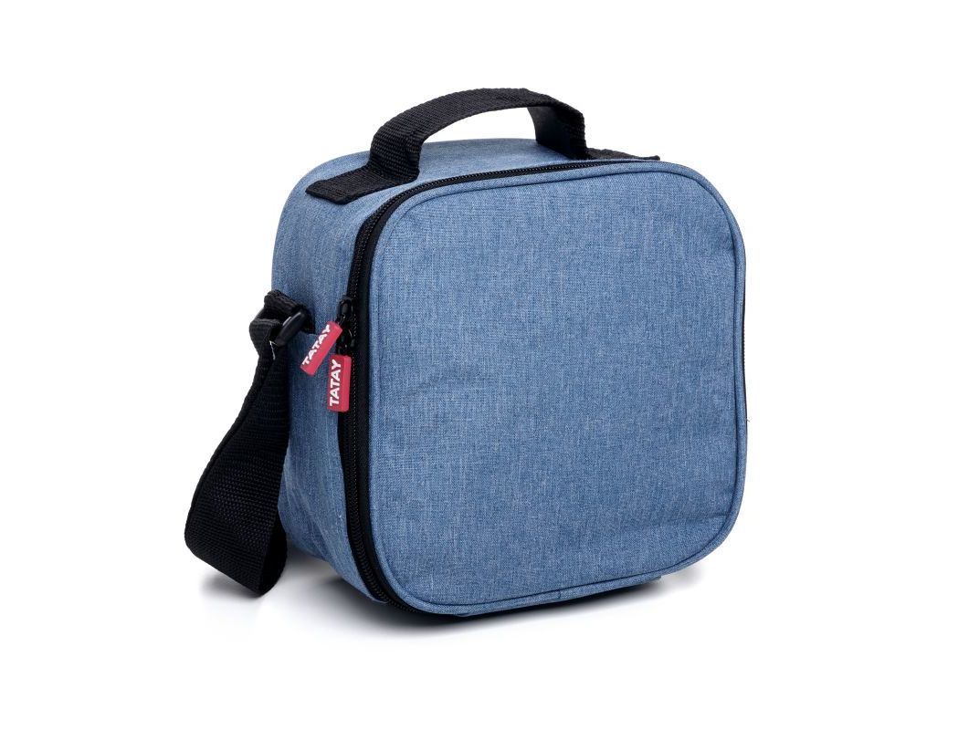 LANCHEIRA URBAN FOOD TATAY DENIM COM 2 CAIXAS E GARRAFA