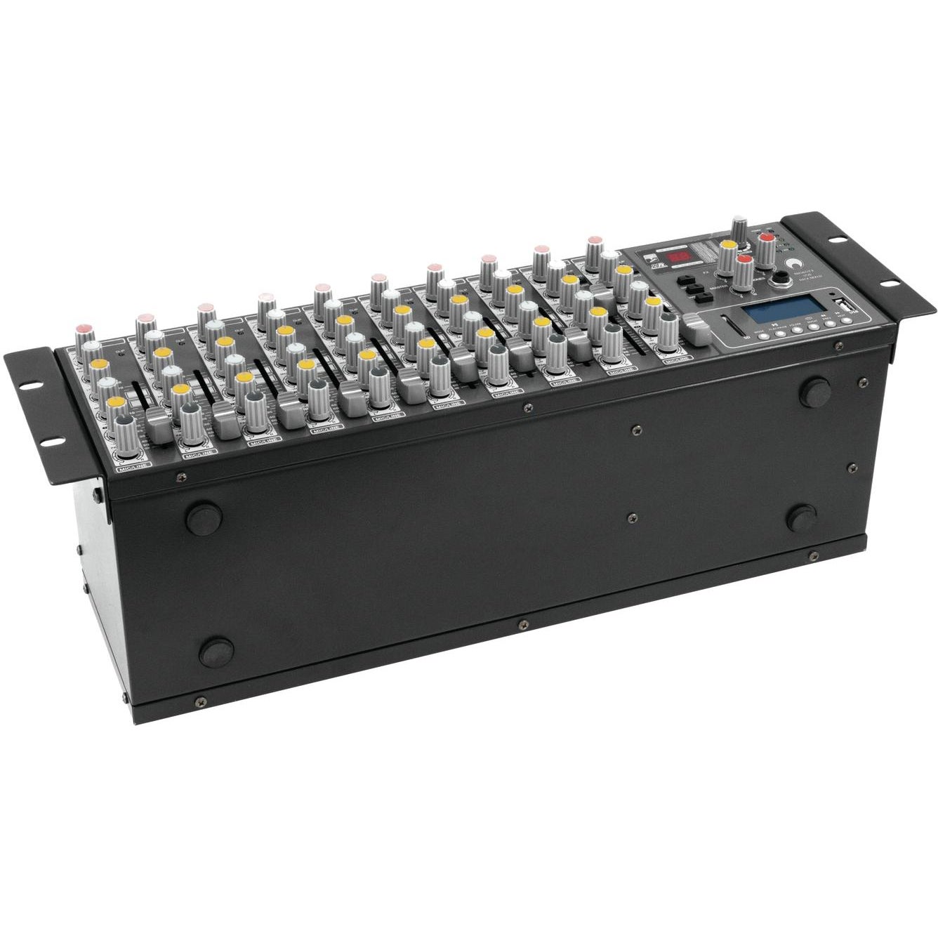Omnitronic RM-1422FX USB rack mixer met MP3-speler