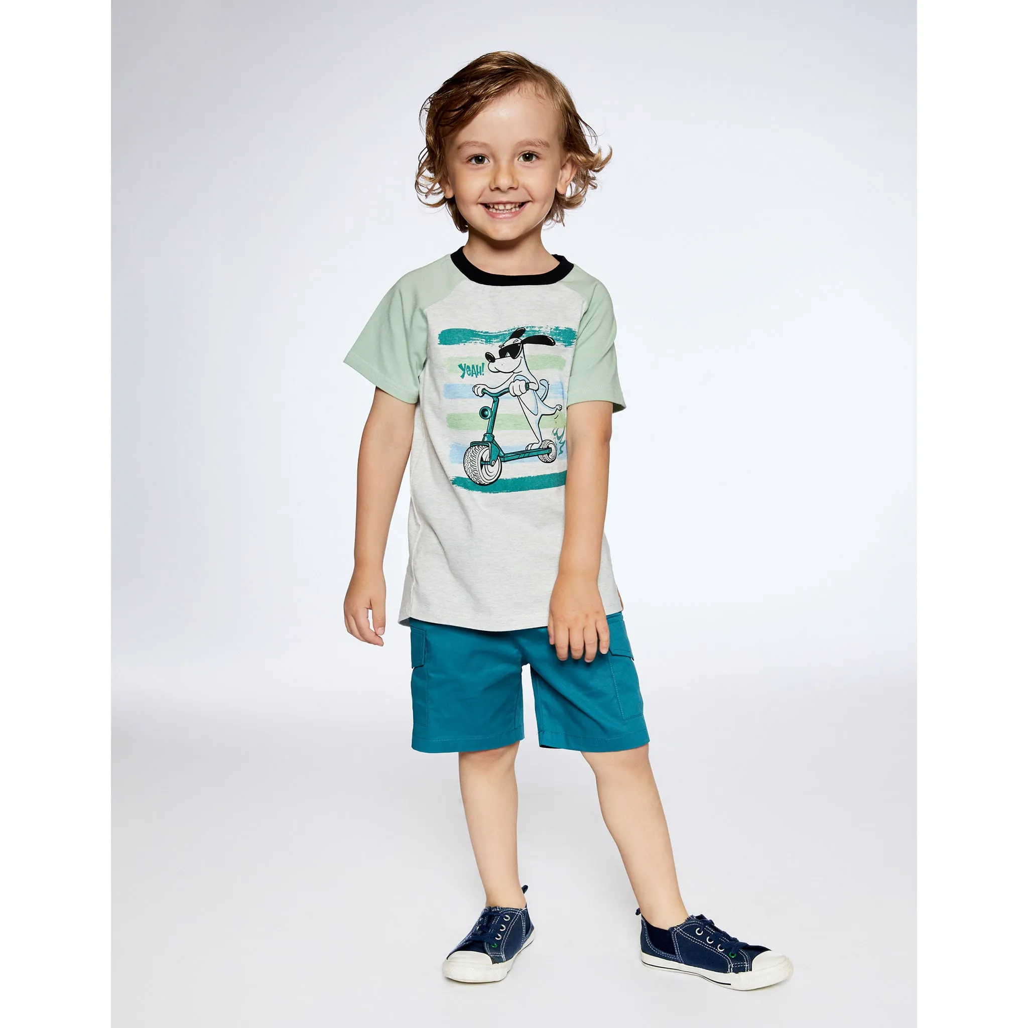 Deux par Deux T-shirt Raglan BOYS 3-6ans