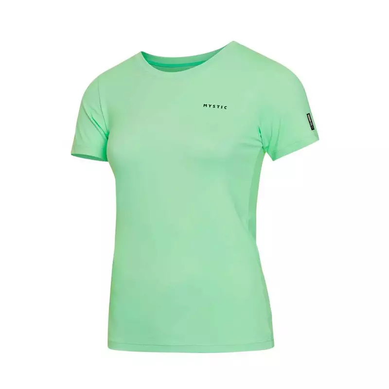 Lycra femme MYSTIC Star S/S Rashvest Lime Green