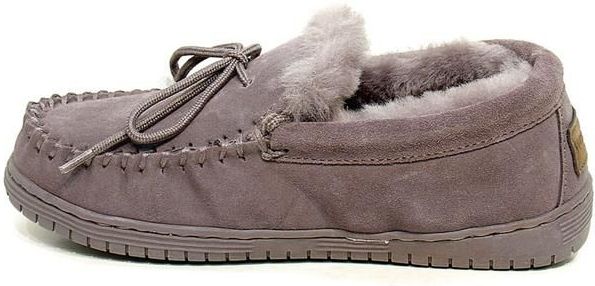 Warmbat - Koala - Pantoffels - Pruim - Suède - Merinowol Voering