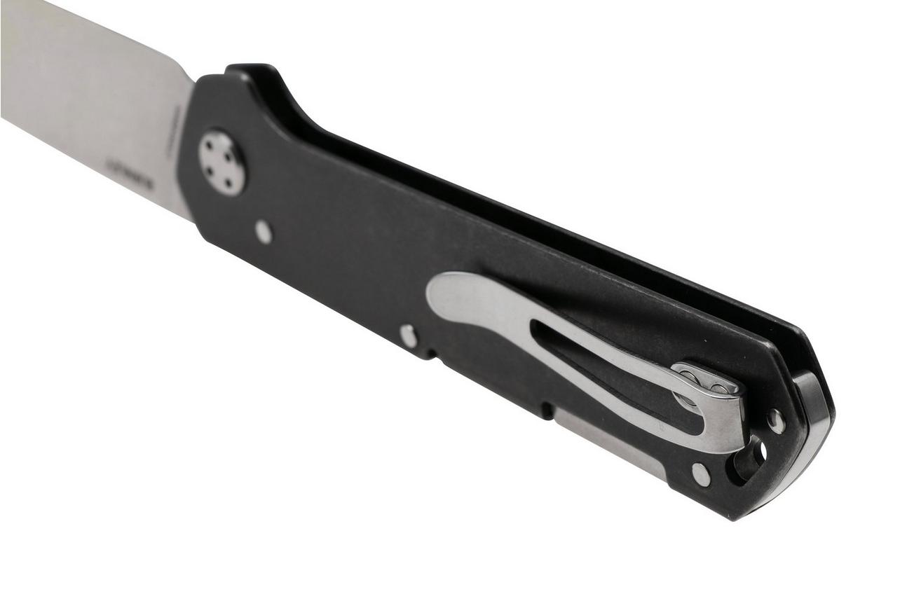 Böker Kihon Bifold 42a 110313, Stonewashed CPM MagnaCut, Black Stainless Steel zakmes, Lucas Burnley design