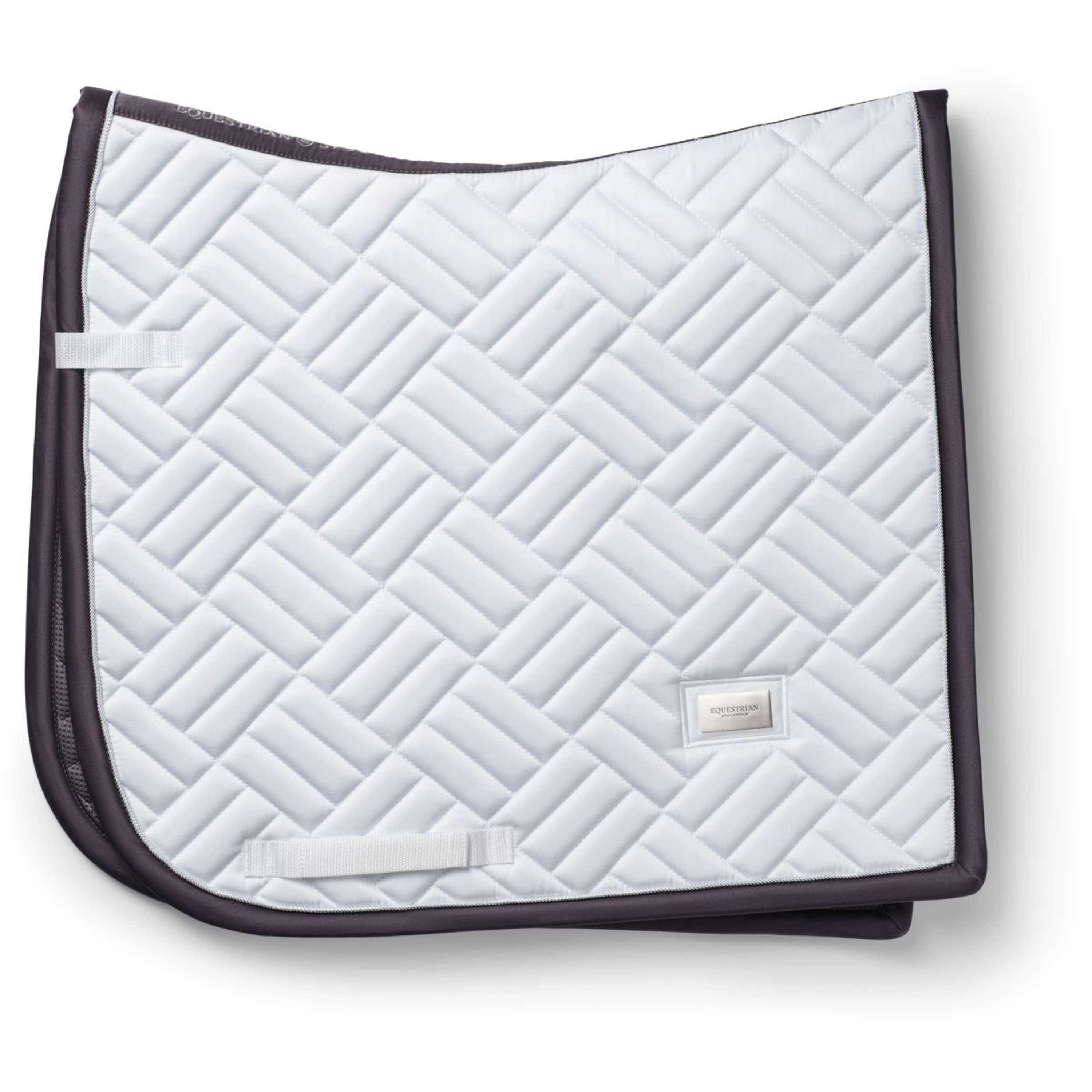Equestrian Stockholm Zadeldekje Modern Dressuur Wit/Dark Violet