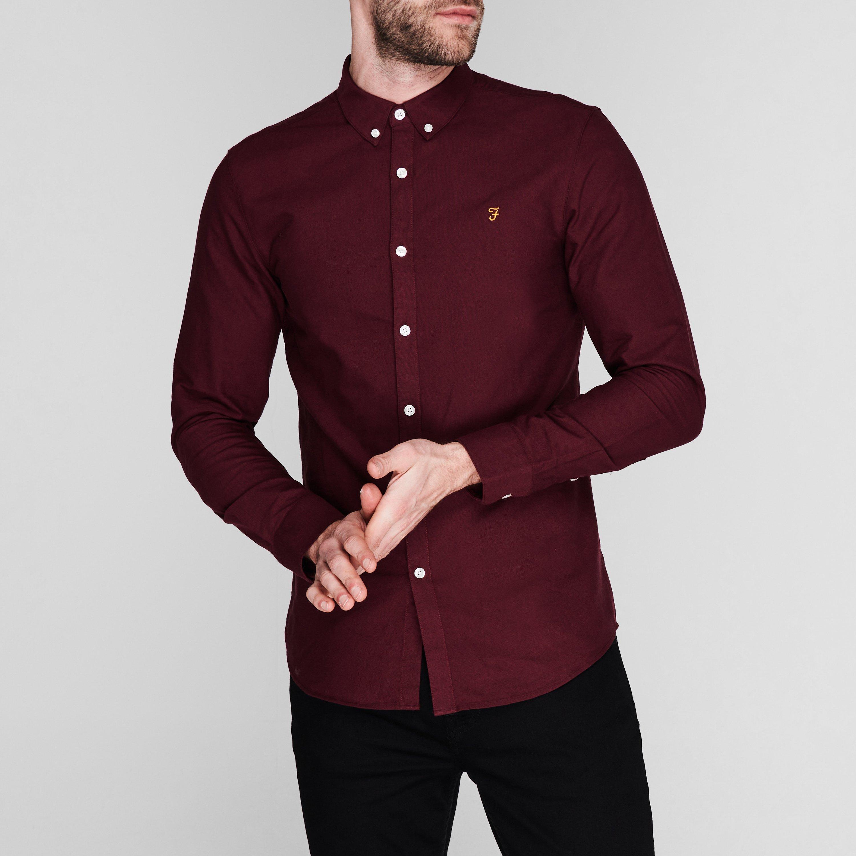 Farah Oxford Long Sleeve Shirt