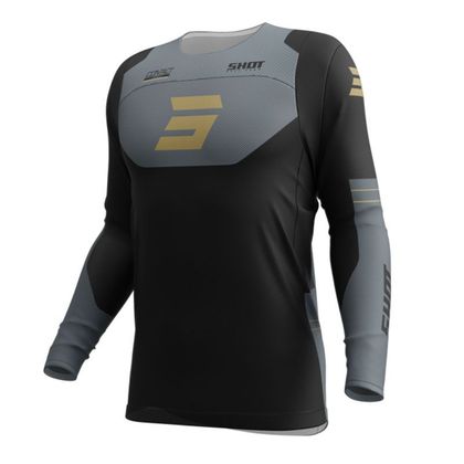 Maillot cross Shot CONTACT - SHIELD 2025 - Jaune