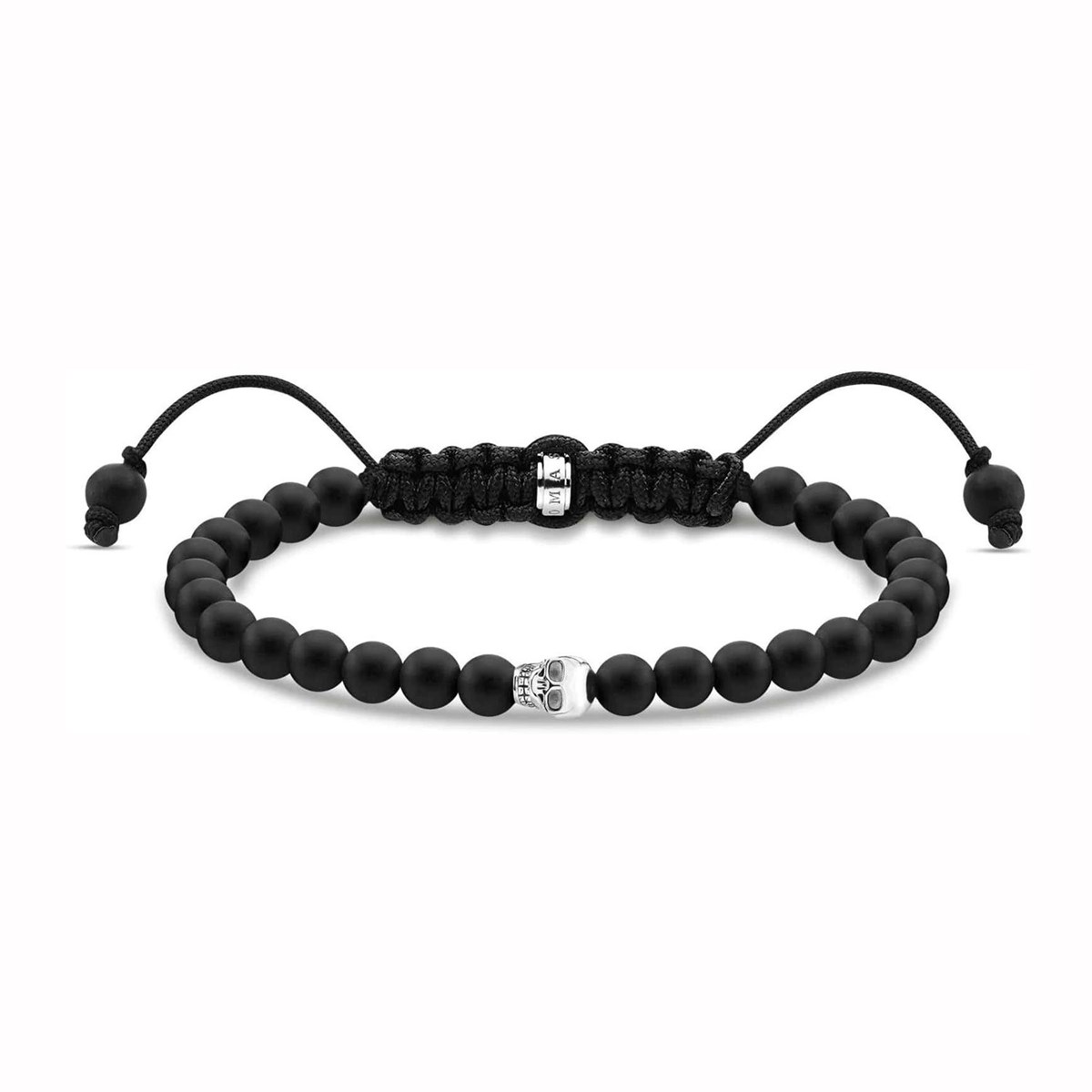 Bracelet Thomas Sabo en argent et obsidiennes