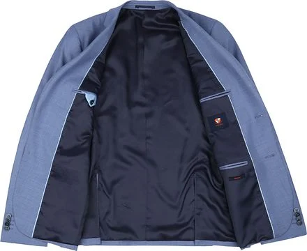 Suitable Toulon Kostuum Wol Blauw SPE251028TO12ST-210 kopen