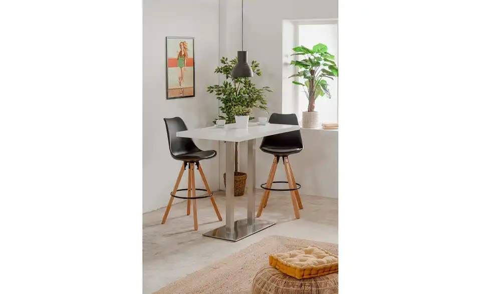 Bartisch Quadrato Weiß (120cm)