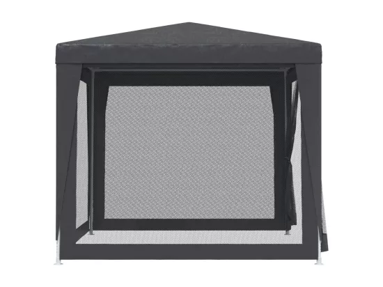 Tente de fête 4 parois latérales en maille Anthracite 2.5x2.5 m
