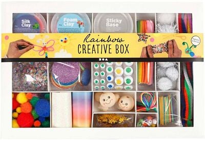 Creativ Company Kreativ Eske Hobbysett Regnbue