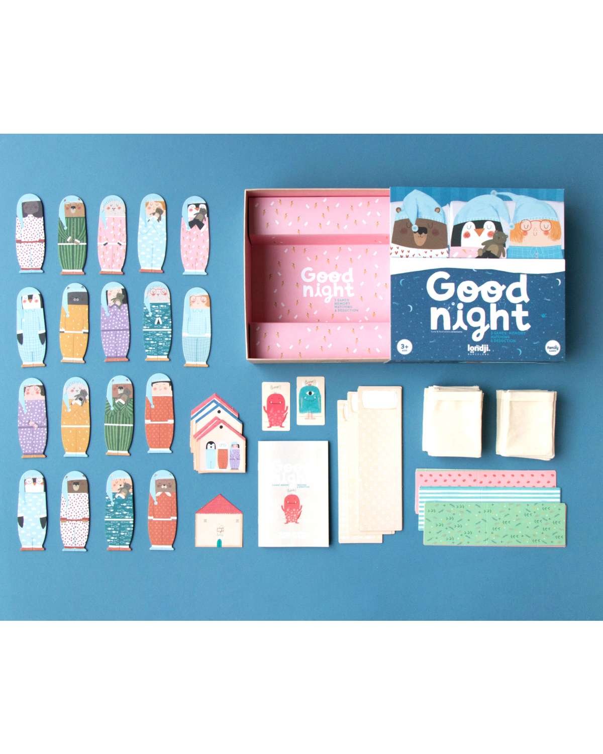 3i1 Memory Spill og Gjett-hvem-spill – Barn 3år+ | “Good night”